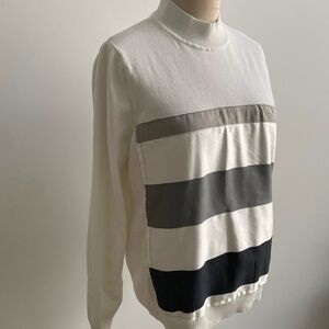 Upcycled Striped Sweater - one of a kind
